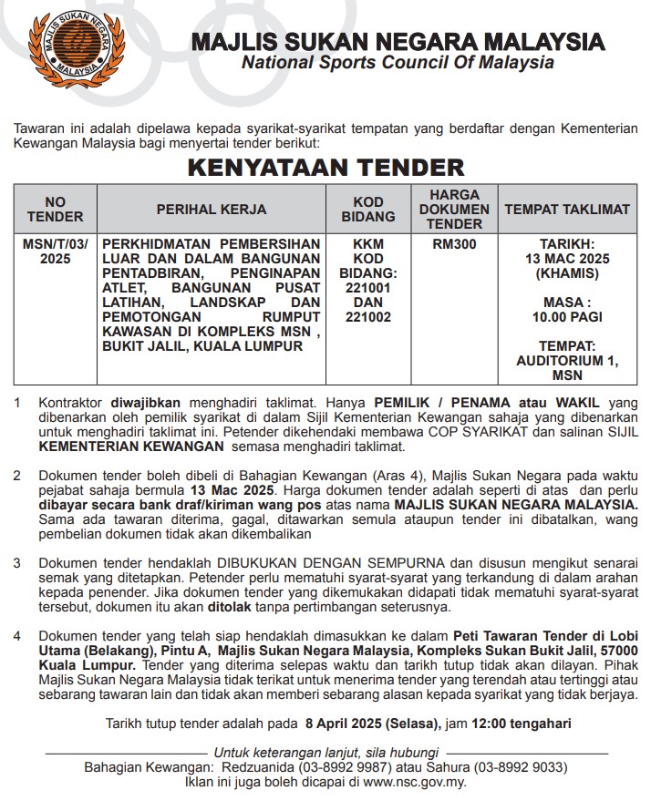 Majlis Sukan Negara Malaysia | Majlis Sukan Negara Malaysia